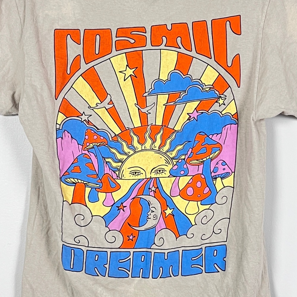 Call Your Mother Top T‎ READ Graphic Tee Womens Small Cosmic Kitsch Funny - Picture 3 of 7